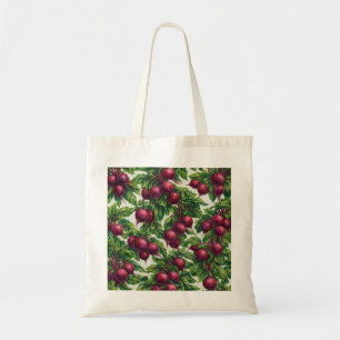 Wasserfarben-Rote-Beete-Botanisches-Gemüse-Muster Tragetasche