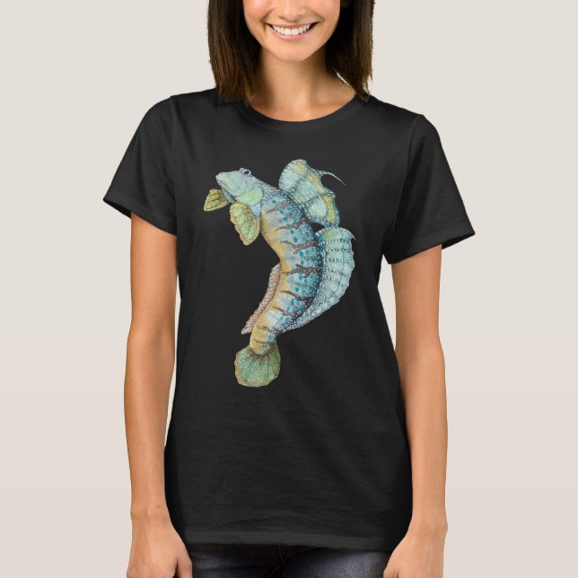 Wasserfarben-Schlammspringer T-Shirt (Vorderseite)