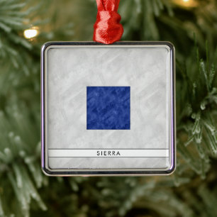 Wasserfarben-Seefahrtzeichen Ornament Aus Metall