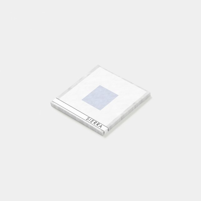 Wasserfarben-Seefahrtzeichen Post-it Klebezettel (angewinkelt)