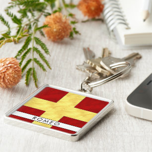 Wasserfarben-Seefahrtzeichen Schlüsselanhänger