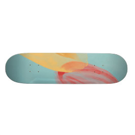 Wasserfarben-Skateboard kombinieren Skateboard