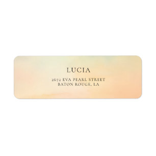 Wasserfarben Sonnenuntergang Cloud 9 Brautparty-Ad