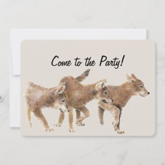 Wasserfarben Spaß Pferd Geburtstag Custom einladen Einladung