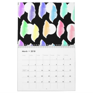 Wasserfarben-Splash! Kalender