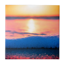 Wasserfarben, Strand und Meer, Himmel