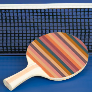 Wasserfarben-Streifen bei Sonnenuntergang Tischtennis Schläger