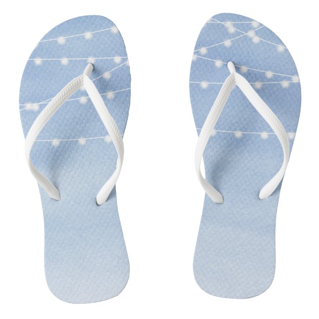 Wasserfarben-String-Lichter Flip Flops (Fußbett)