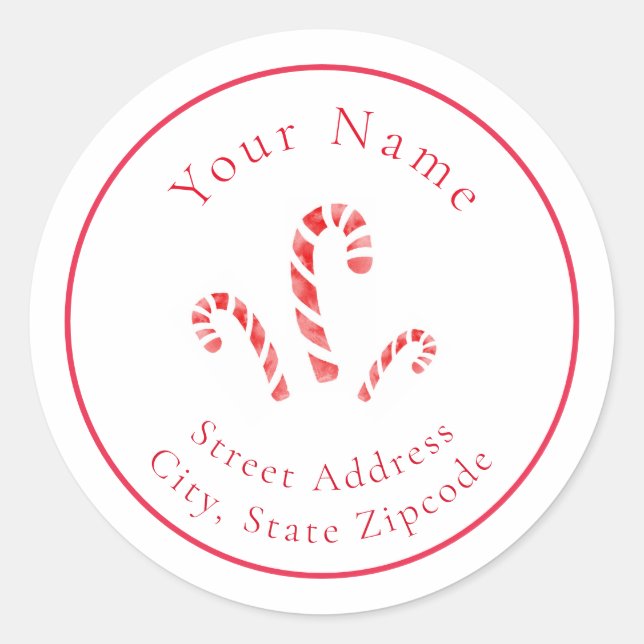 Wasserfarben-Süßwasserkaninchen-Label Runder Aufkleber (Vorderseite)