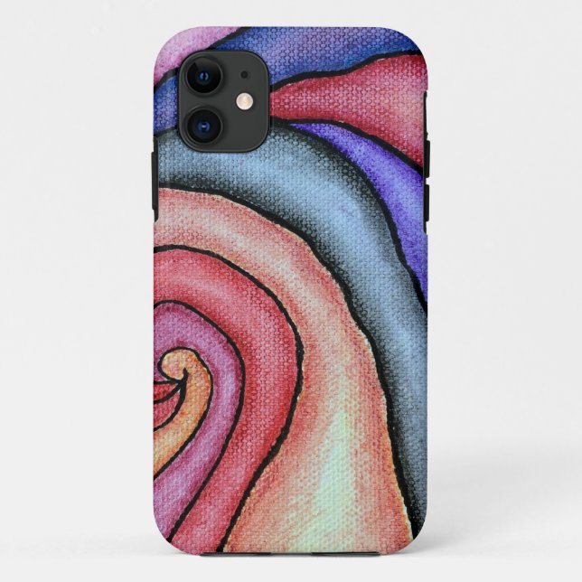 Wasserfarben-Swirl Case-Mate iPhone Hülle (Rückseite)