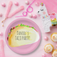 Wasserfarben-Taco-Party-Geburtstag