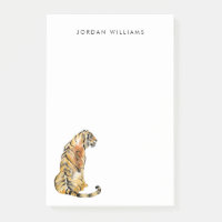 Wasserfarben Tiger Sitzen