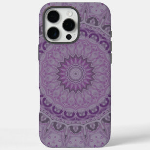 Wasserfarben-Traum-Mandala in Lila-Tönen iPhone 16 Pro Max Hülle