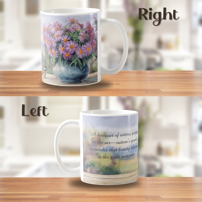 Wasserfarben und Chickadeangebot Kaffeetasse (Von Creator hochgeladen)