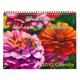 Wasserfarben von Laure F. Carlisle Kalender