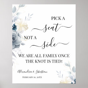 Wasserfarben Wählen Sie einen Platz, kein Seitensc Poster