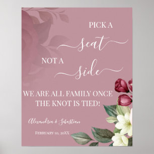 Wasserfarben Wählen Sie einen Platz, kein Seitensc Poster