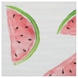 Wasserfarben-Wassermelone-Schnitt Stoff