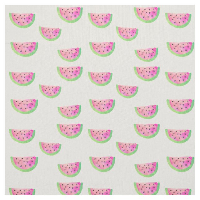 Wasserfarben Wassermelonen Stoff (Muster)