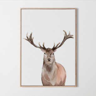 Wasserfarben Woodland Animal Boys Girls Zimmerdeko Poster