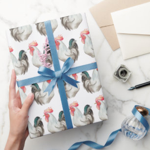 Wasserfarben zeichnend Hand eines Rasters Geschenkpapier