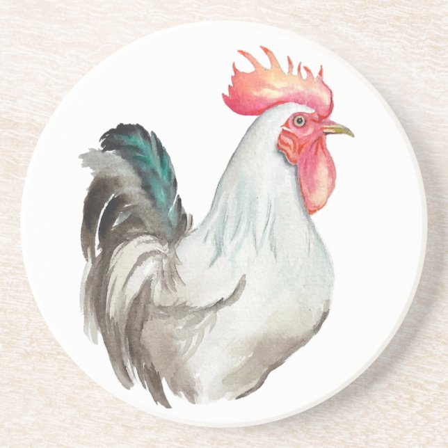 Wasserfarben zeichnend Hand eines Rasters Getränkeuntersetzer (Vorne)