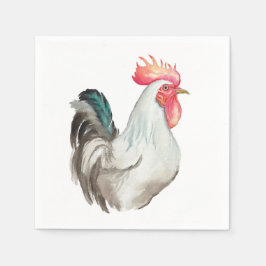 Wasserfarben zeichnend Hand eines Rasters Serviette