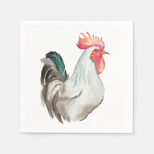 Wasserfarben zeichnend Hand eines Rasters Serviette (Vorderseite)