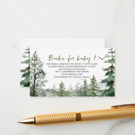 Wasserfarbenabenteuer Beginnen Sie die Babyduschbü Begleitkarte