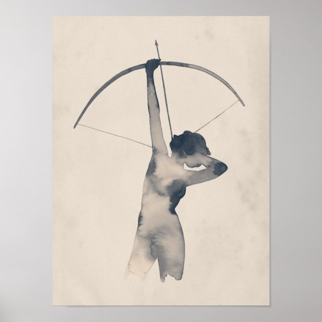 WasserfarbenArcheress Poster (Vorne)