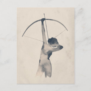 WasserfarbenArcheress Postkarte