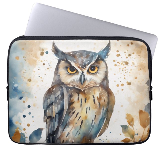 Wasserfarbenauge Laptopschutzhülle (Vorderseite)