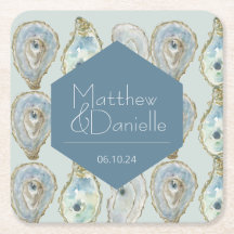 Wasserfarbenaustern Hochzeit