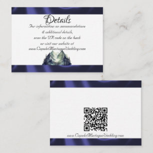 Wasserfarbenberg und -band, QR-Code Begleitkarte