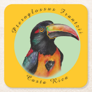 Wasserfarbenberührer Rechteckiger Pappuntersetzer