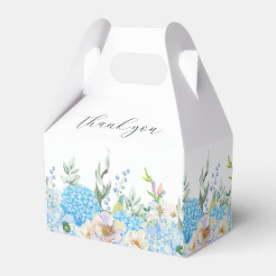Wasserfarbenblau-Hydrangea Geschenkschachtel