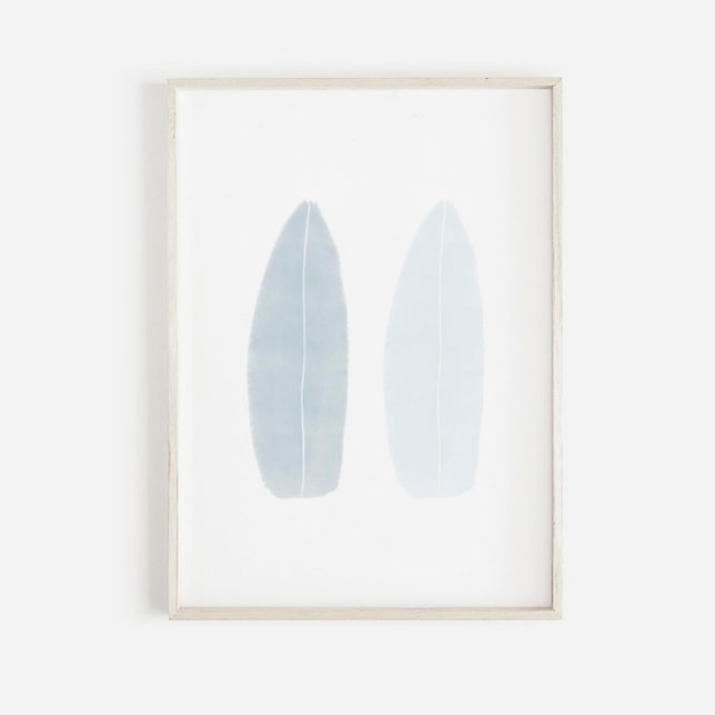 Wasserfarbenblaues Surfbrett-Poster Poster (Von Creator hochgeladen)