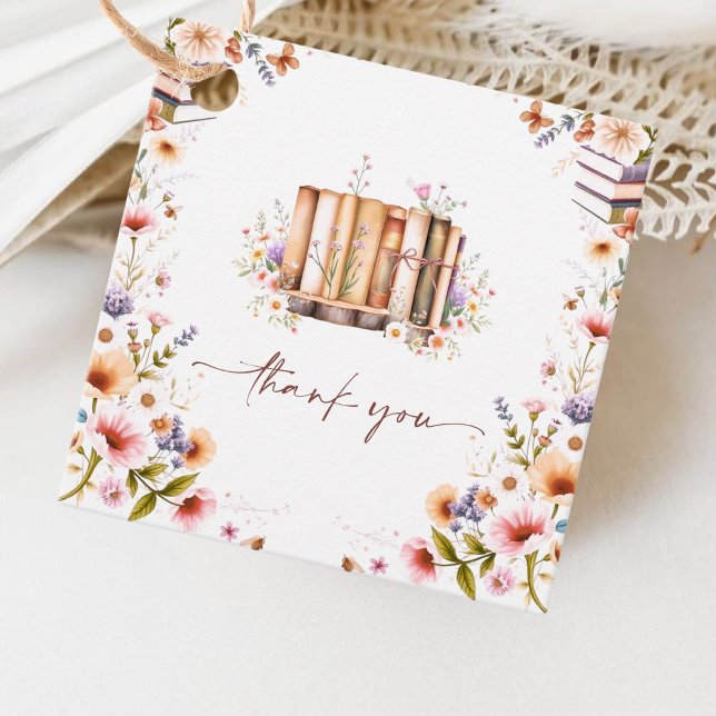 Wasserfarbenbuch Ein neues Kapitel Brautparty Geschenkanhänger (Von Creator hochgeladen)