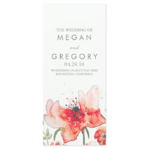 Wasserfarbene Blume Elegante trendige Hochzeitspro