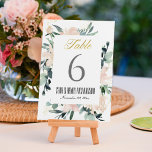 WASSERFARBENE BLUSH GOLD FLORAL FRAME WATERCOLOR W TISCHNUMMER<br><div class="desc">Eine perfekte Hochzeitskollektion für diejenigen, die ein sanftes, feminines, pastellfarbenes und elegantes Thema suchen. Die handbemalten Aquarellblumen-Designs mit Touch von Imitaten Gold, bietet nur die perfekte Blende und fügt eine Touch von Glamour. Personalisieren Sie es mit Ihrem Namen, Ihrem Hochzeitsdatum, und vergewissern Sie sich, dass Sie eine besondere Nachricht einschließen....</div>