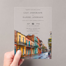 Wasserfarbene Destination-Hochzeit in New Orleans