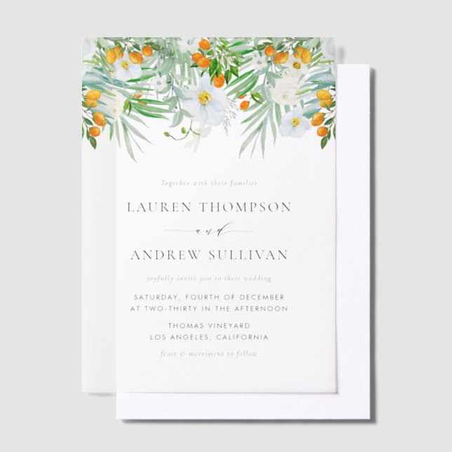 Wasserfarbene Herbstblüten Botanische Hochzeit im  (Versetzt)