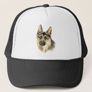 Wasserfarbene Hunde Tier Tierart Truckerkappe