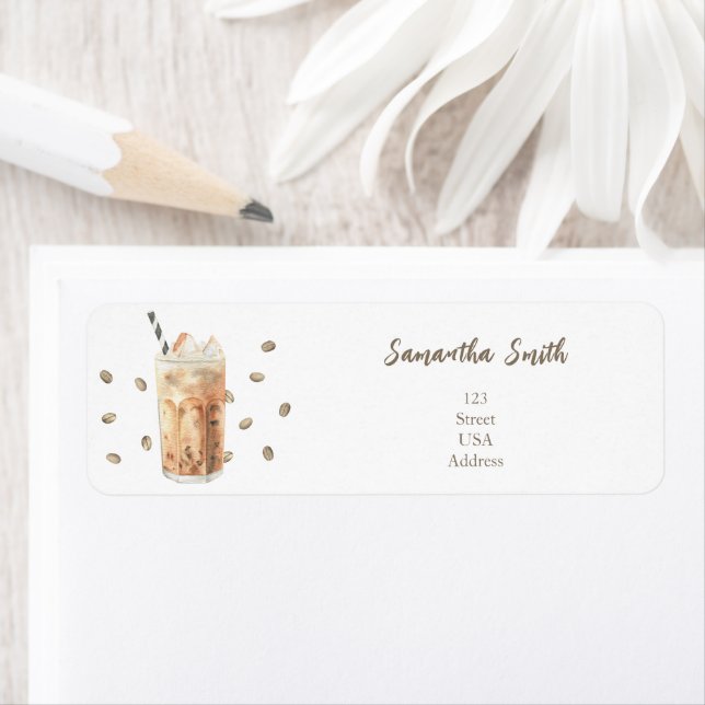 Wasserfarbene Kaffeepause Babydusche (Insitu)