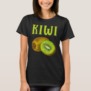 Wasserfarbene Kiwi Healthy Food Lover T-Shirt