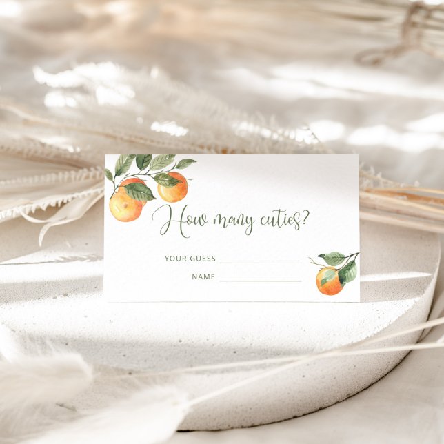 Wasserfarbene kleine Süsse schätzen, wie viele Süs Begleitkarte (Von Creator hochgeladen)