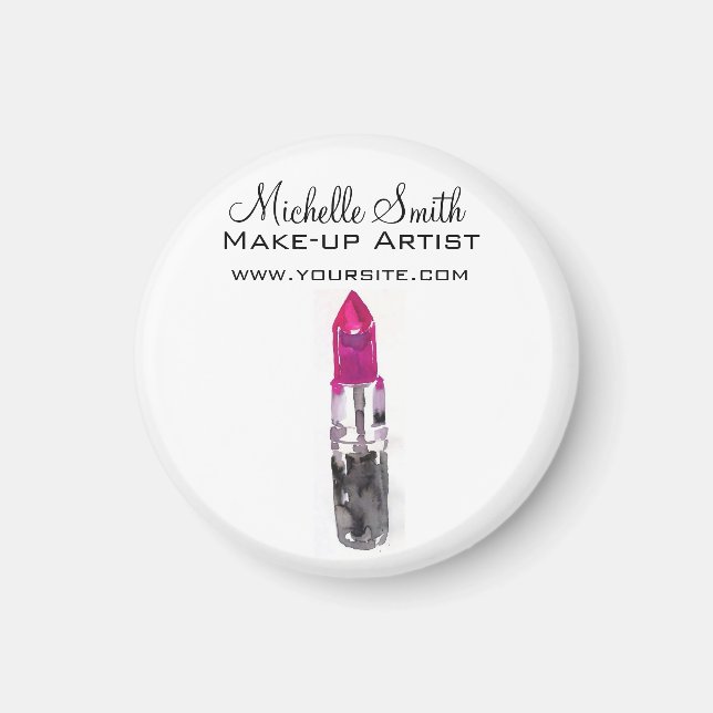 Wasserfarbene Lippenstift-Make-up Magnet (Vorne)