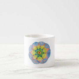 Wasserfarbene Mandala Guten Morgen Tasse