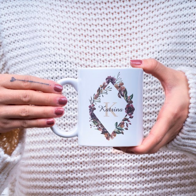 Wasserfarbene Mit Monogramm Tasse (Von Creator hochgeladen)