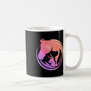 Wasserfarbene Pferde Hunde Katzen Art Reitsport Cl Kaffeetasse